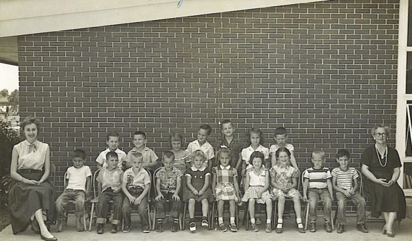 Sam Houston Elem. Kindergarten - 1955-1956